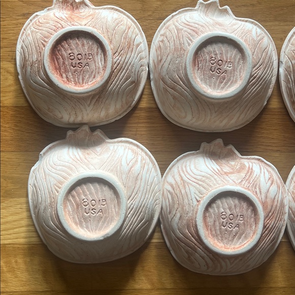 Vintage apple pottery sequoia ware salad bowls - Picture 13 of 14